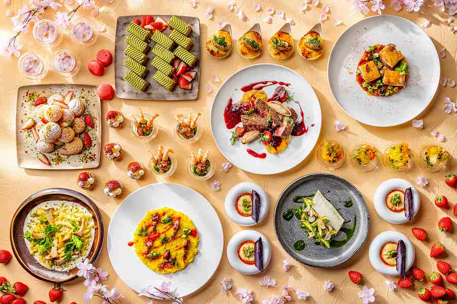 The Strings Hotel Tokyo InterContinental Offers “Sakura Strawberry Vivace” Semi-Lunch Buffet
