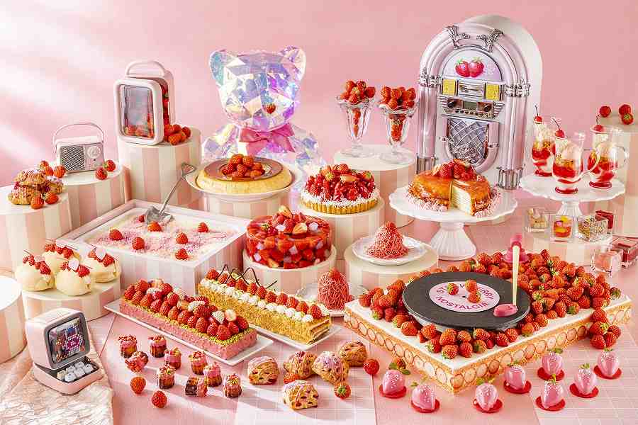 ヒルトン名古屋、ストロベリースイーツビュッフェ