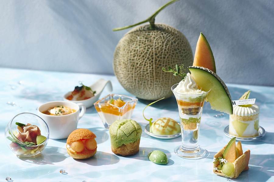 Tokyo Marriott Hotel Offers “MELONyque Afternoon Tea” with Premium Japanese Melons
