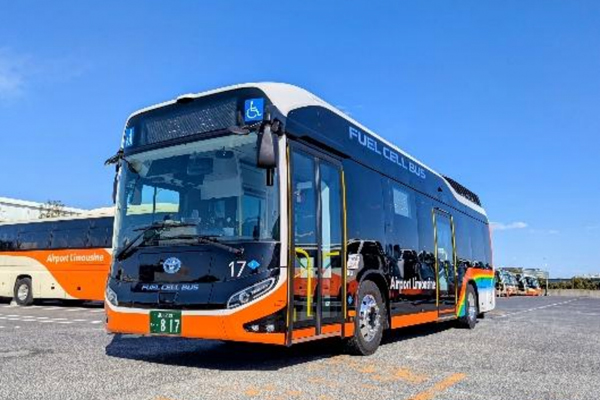 Tokyo Airport Transportation Introduces Toyota Fuel Cell Bus “SORA” for Haneda Airport Ramp Operations