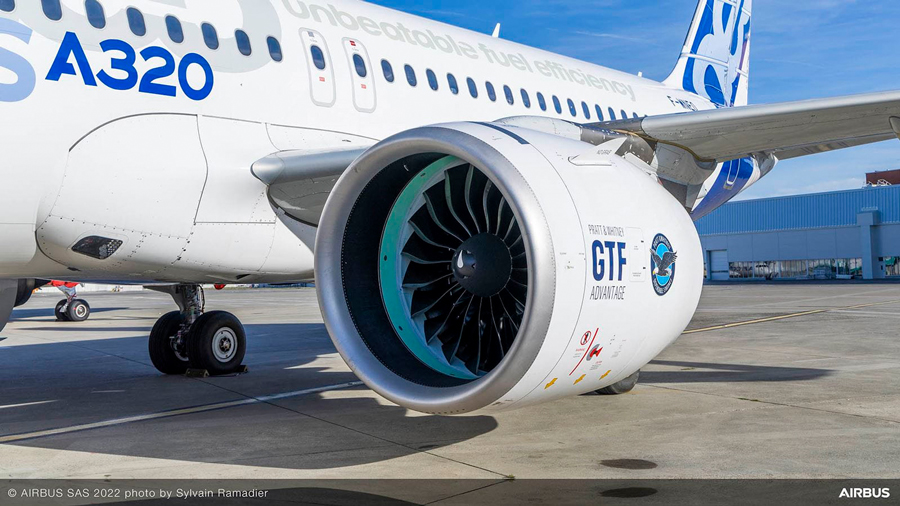 Pratt & Whitney’s GTF Advantage Engine for Airbus A320neo Certified by EASA