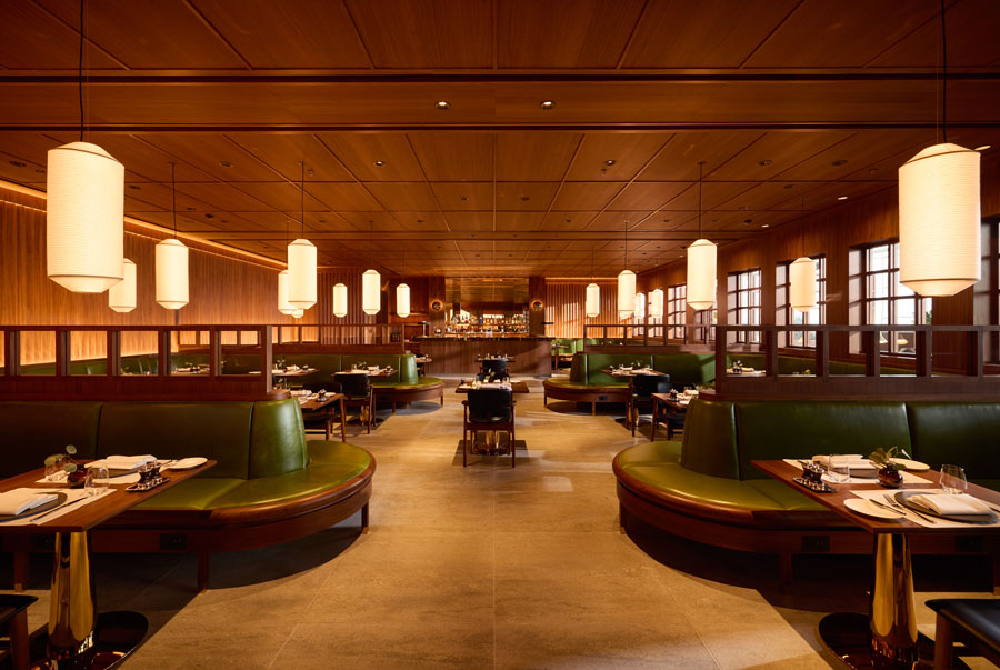 Cathay Pacific The Wing First Class Lounge dining area