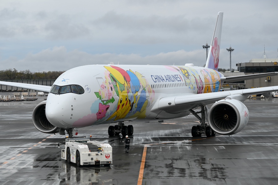 Pikachu Jet CI2 in-flight service items