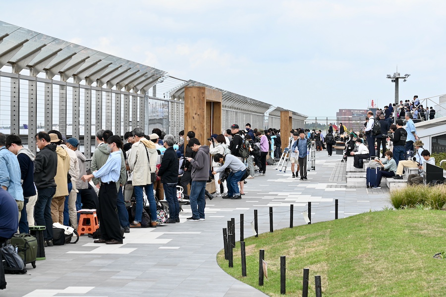 Lufthansa 100th anniversary A380 arriving at Narita