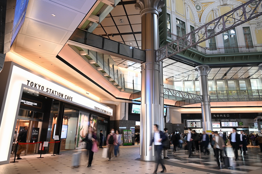 Interior view of TOKYO STATION CAFE -THE NORTH DOME