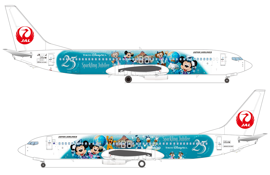 JAL to Launch Special Livery “JAL Jubilee Express” for Tokyo DisneySea 25th Anniversary JAL to Launch Special Livery “JAL Jubilee Express” for Tokyo DisneySea 25th Anniversary