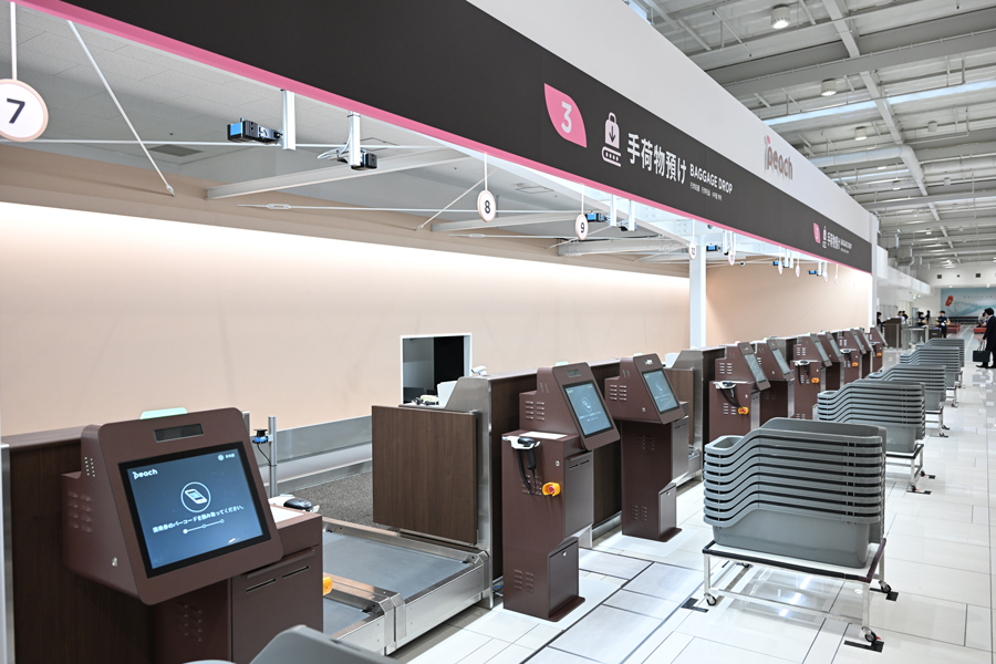 Baggage Drop Area at Kansai International Airport Terminal 2 domestic zone