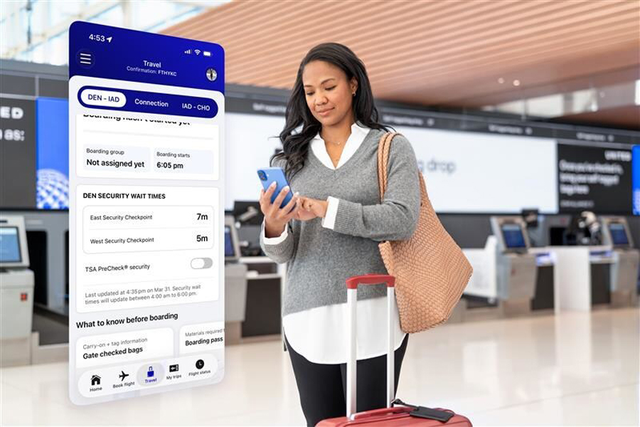 United Airlines App Now Shows Security Checkpoint Wait Times at Major U.S. Hubs United Airlines App Now Shows Security Checkpoint Wait Times at Major U.S. Hubs