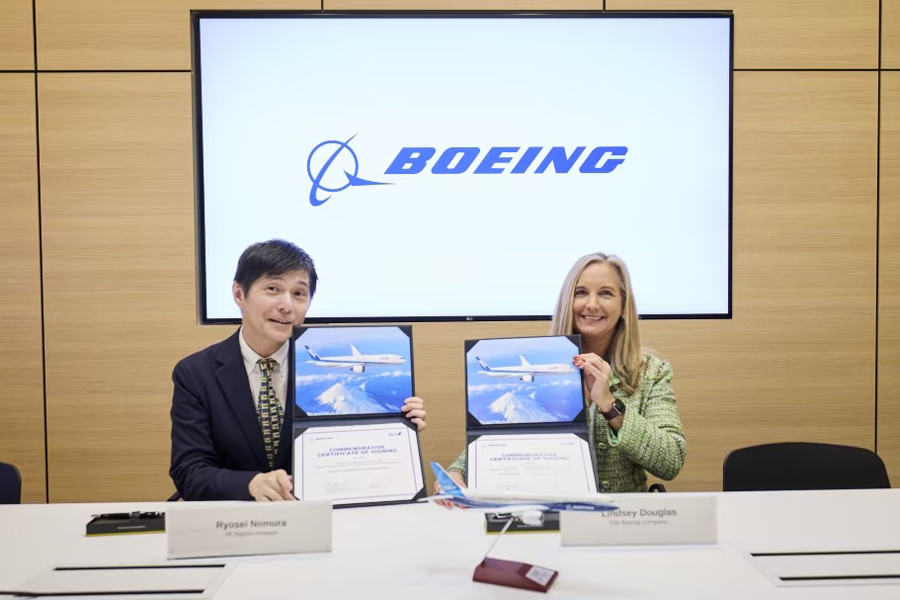 ANA and Boeing Sign Agreement to Refurbish Boeing 787 Cabin Interiors