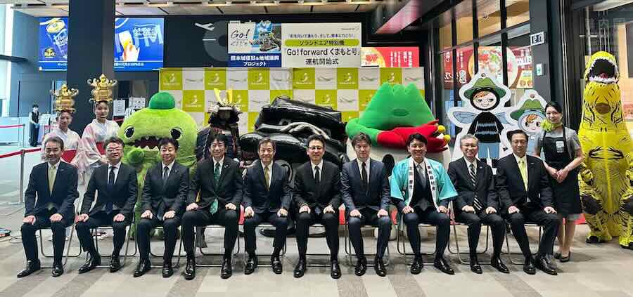 Solaseed Air Launches Special “Go! forward Kumamoto” Jet to Support Kumamoto Castle Restoration