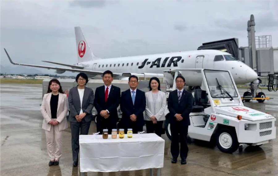 JAL Begins Demonstration Test of Rice-Derived Biodiesel Fuel at Yamagata Airport JAL Begins Demonstration Test of Rice-Derived Biodiesel Fuel at Yamagata Airport