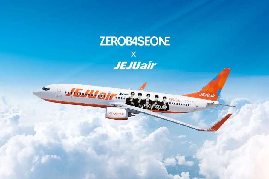 Jeju Air Begins Operation of ZEROBASEONE Special Livery Aircraft