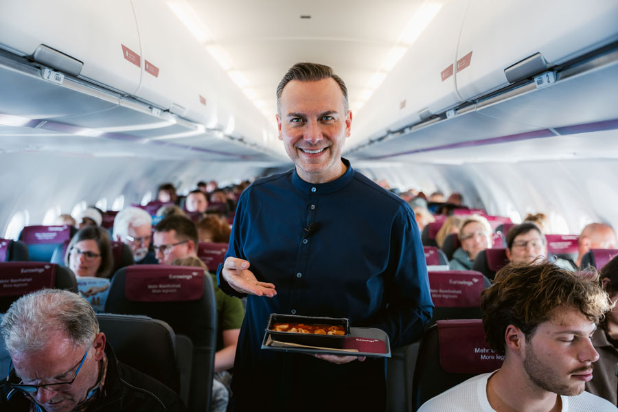Eurowings Launches Tim Raue’s Special Currywurst on Inflight Menu