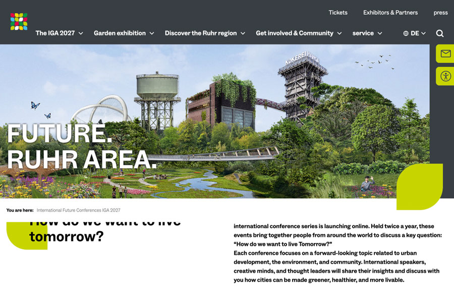 German National Tourist Board Promotes IGA 2027 Ruhr Area International Horticultural Exhibition Overseas