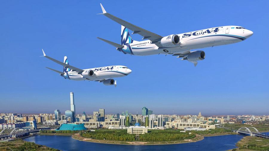Kazakhstan’s SCAT Airlines Places Additional Order for Boeing 737-9 Aircraft