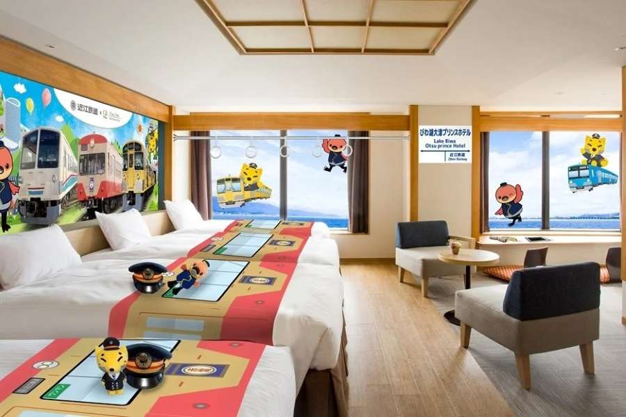 Biwako Otsu Prince Hotel Offers Ohmi Railway Collaboration Room Biwako Otsu Prince Hotel Offers Ohmi Railway Collaboration Room
