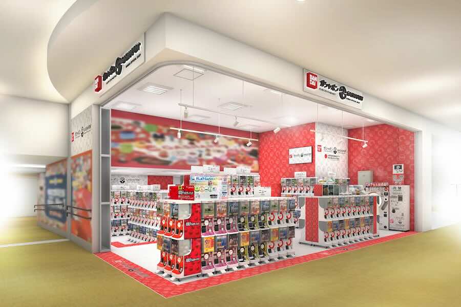 Bandai Namco Opens Gashapon Official Shop at New Chitose Airport