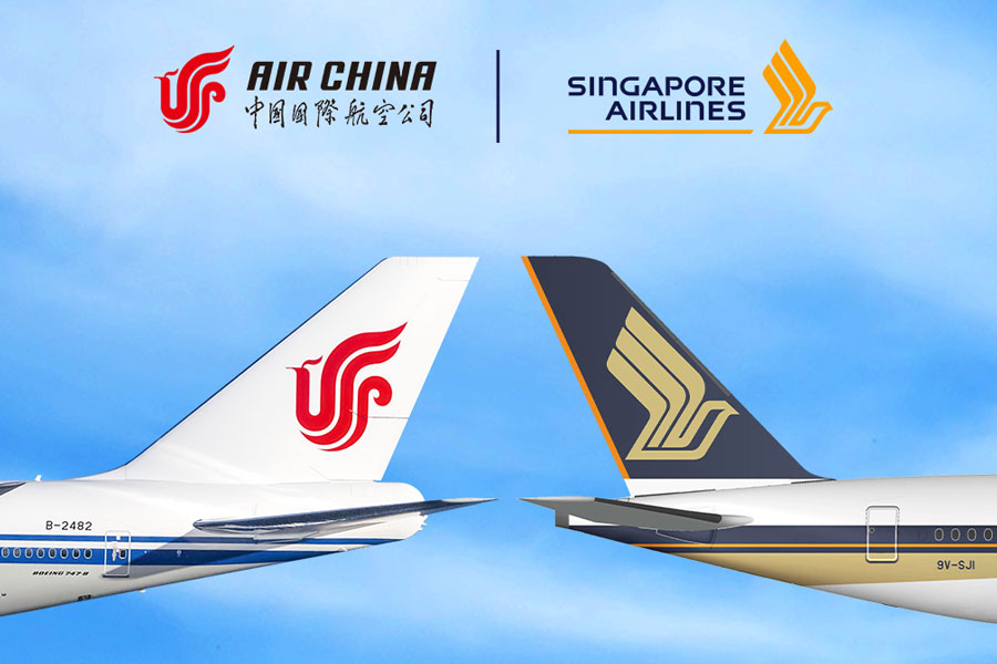 Air China and Singapore Airlines Sign MOU for Joint Venture
