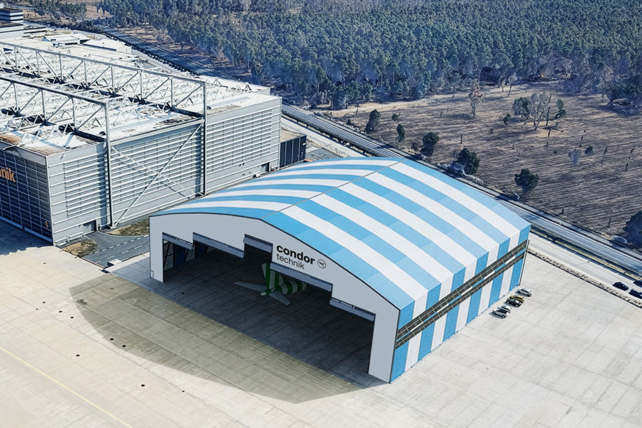 Condor to Build New Temporary Hangar for Condor Technik at Frankfurt Airport Condor to Build New Temporary Hangar for Condor Technik at Frankfurt Airport