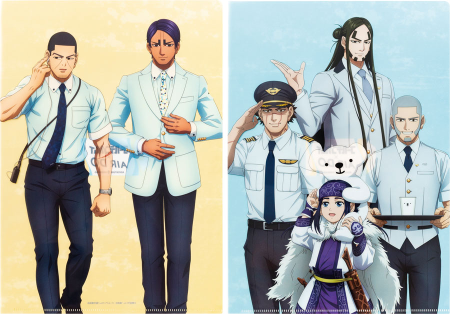 AIRDO × Golden Kamuy collaboration clear file