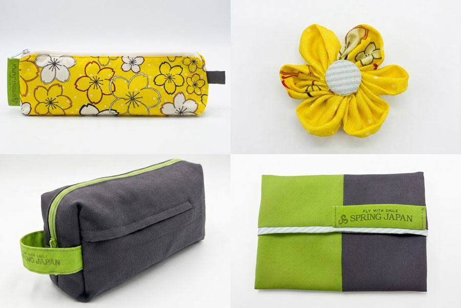 Spring Japan to Launch Second Round of Upcycled Old-Uniform Items Onboard