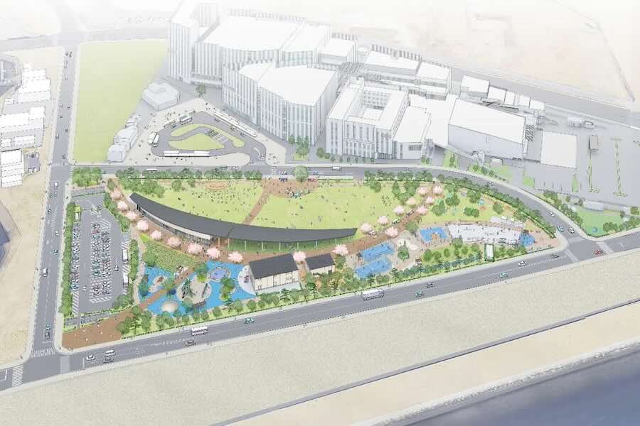 Haneda Airport Park Construction Begins, Opening Planned for Spring 2028