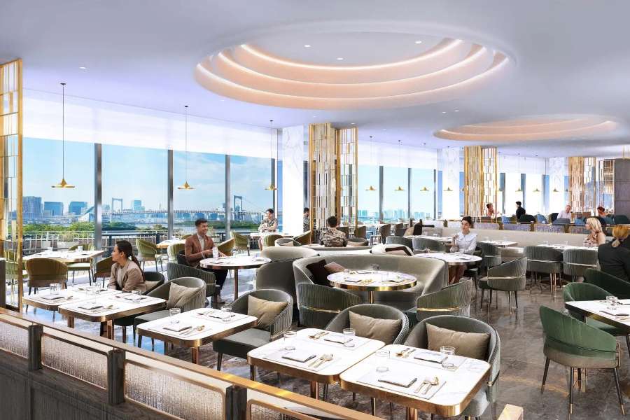 Hilton Tokyo Odaiba Reopens Seascape Terrace Dining