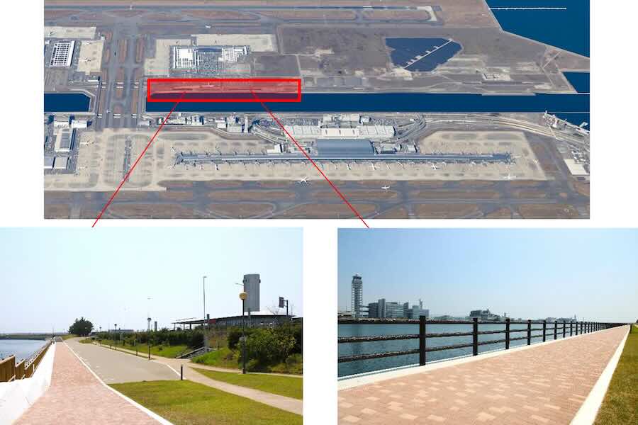 Kansai International Airport Renovates Waterfront Green Park