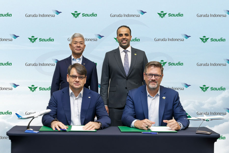 Saudia and Garuda Indonesia Sign MoU for Joint Business