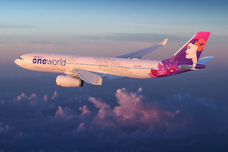 HA oneworld-livery A332