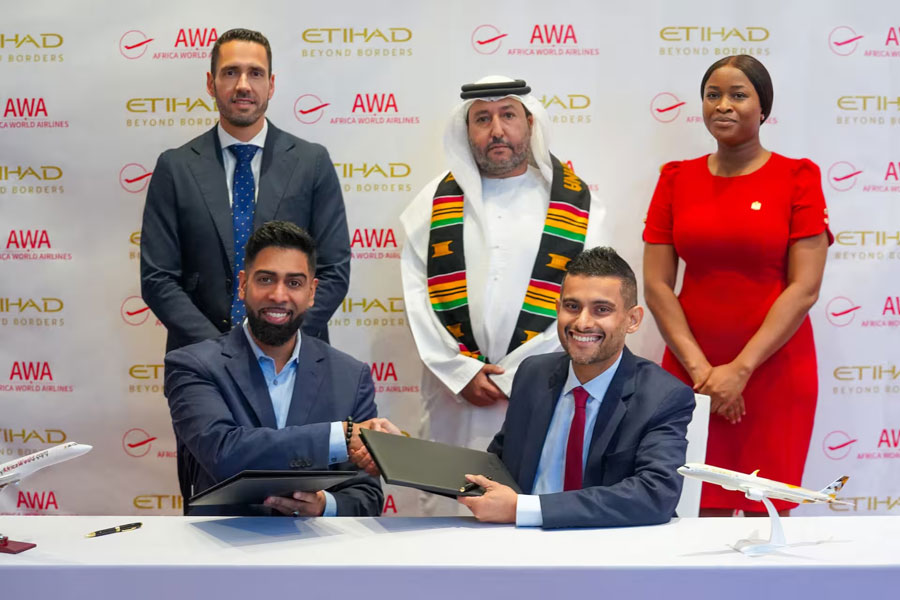 Etihad Airways and Africa World Airlines Sign Strategic Partnership MOU Etihad Airways and Africa World Airlines Sign Strategic Partnership MOU
