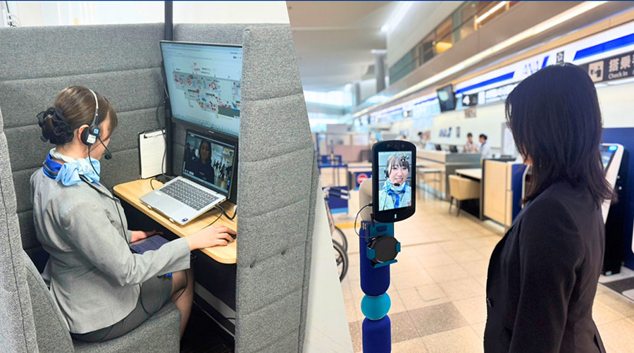 ANA and avatarin Launch Remote Support Service at Regional Airports Using newme Robots