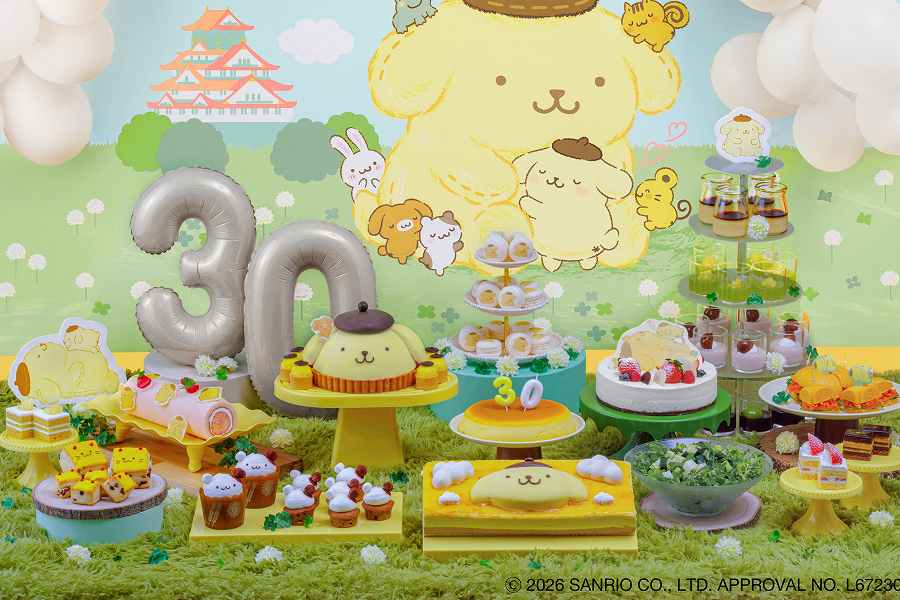 Hotel New Otani Osaka Hosts Pompompurin Collaboration Sweets Buffet
