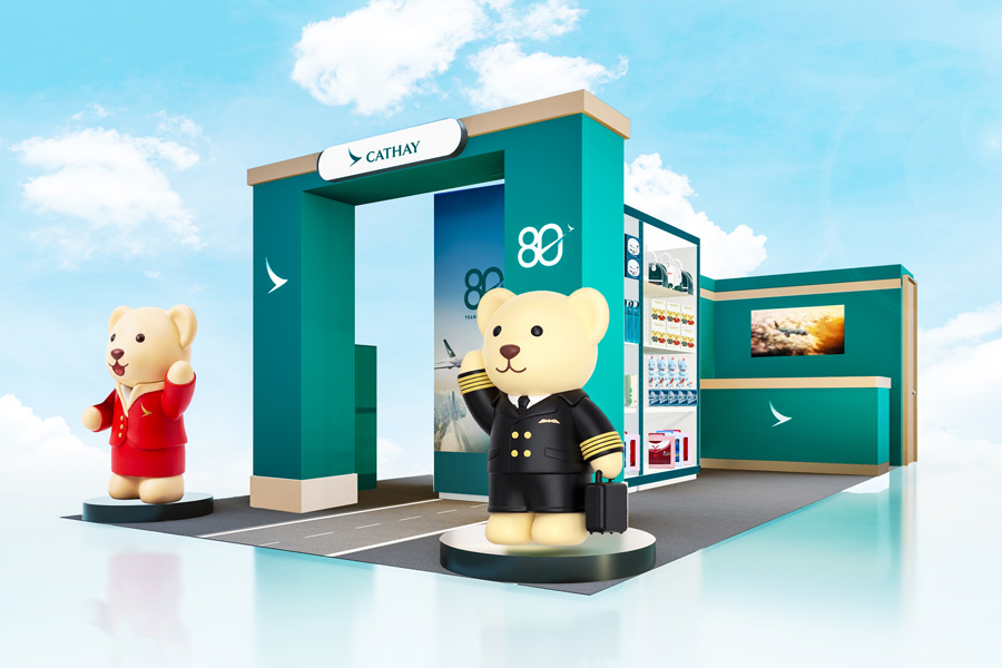Cathay Pacific Opens 80th Anniversary Pop-Up Store at LaLaport Toyosu Cathay Pacific Opens 80th Anniversary Pop-Up Store at LaLaport Toyosu