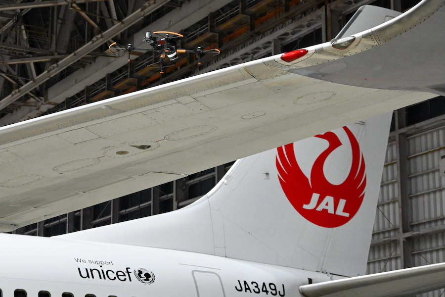 JAL Begins Trials of Fully Autonomous Drones for Aircraft Exterior Inspections