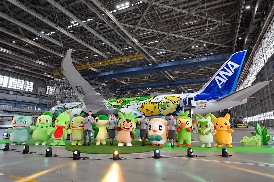 ANA Unveils Pokémon Jet Green for International Routes ANA Unveils Pokémon Jet Green for International Routes