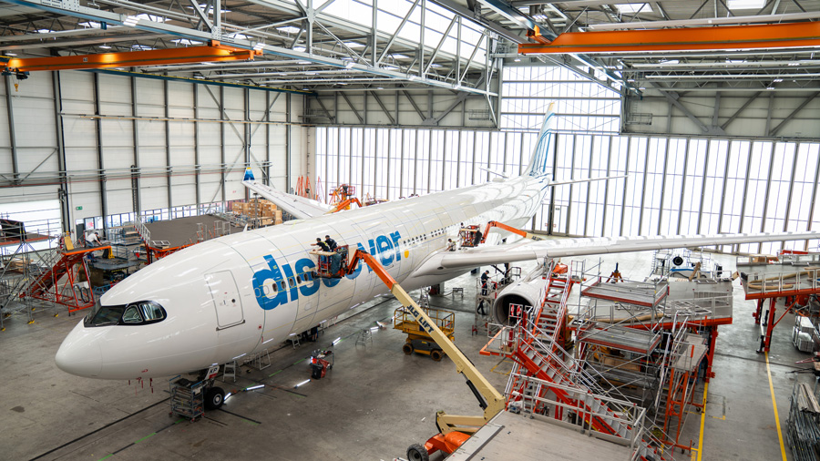 Lufthansa Technik to Certify AeroSHARK Drag-Reduction Film for Airbus A330