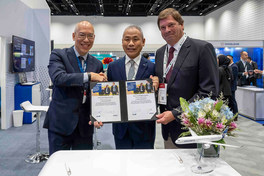 Airbus Signs Pilot Training Agreement with ANA
