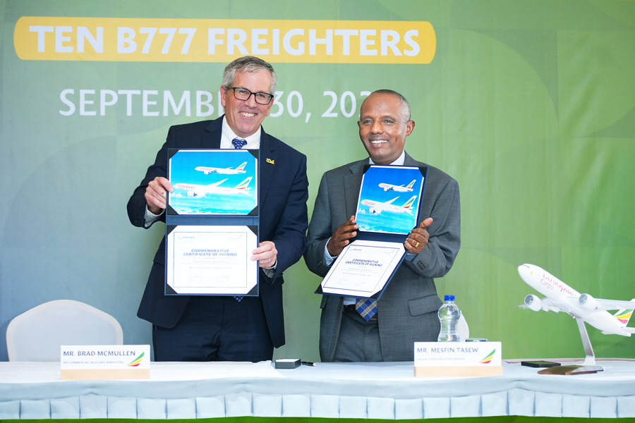 Ethiopian Airlines Orders 10 Boeing Freighters, Including Eight 777-8Fs Ethiopian Airlines Orders 10 Boeing Freighters, Including Eight 777-8Fs